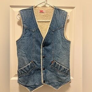 Levi's Classic Blue Denim with Orange Tag